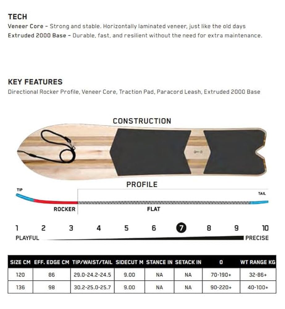 K2 雪板 TREE SPLITTER 136cm K2 Tree Splitter Unisex Snowboard 2026 | K2 Skis and K2